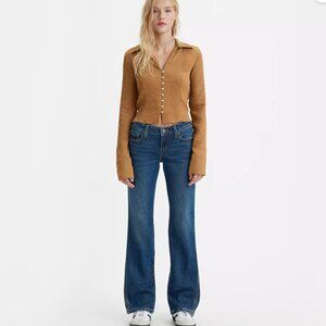 Levis Noughties Bootcut Denim Jeans Flap Pockets Y2K Western | Blue | 29